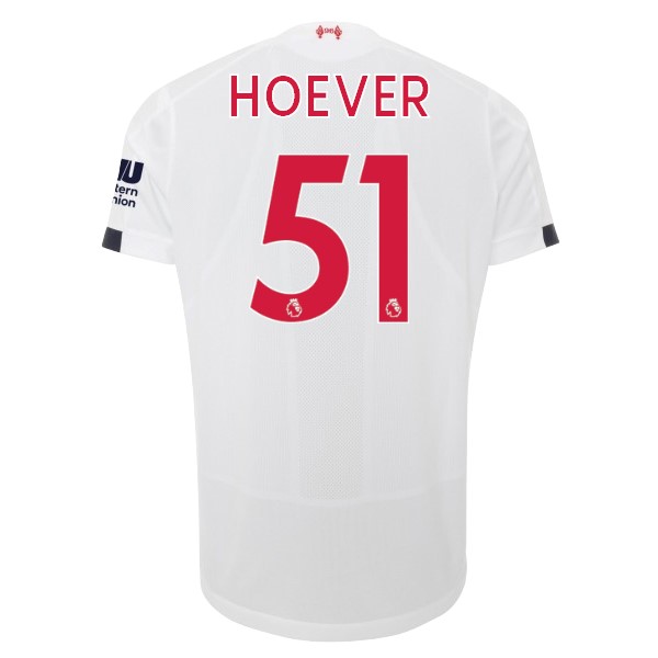 Camiseta Liverpool NO.51 Hoever 2ª 2019/20 Blanco